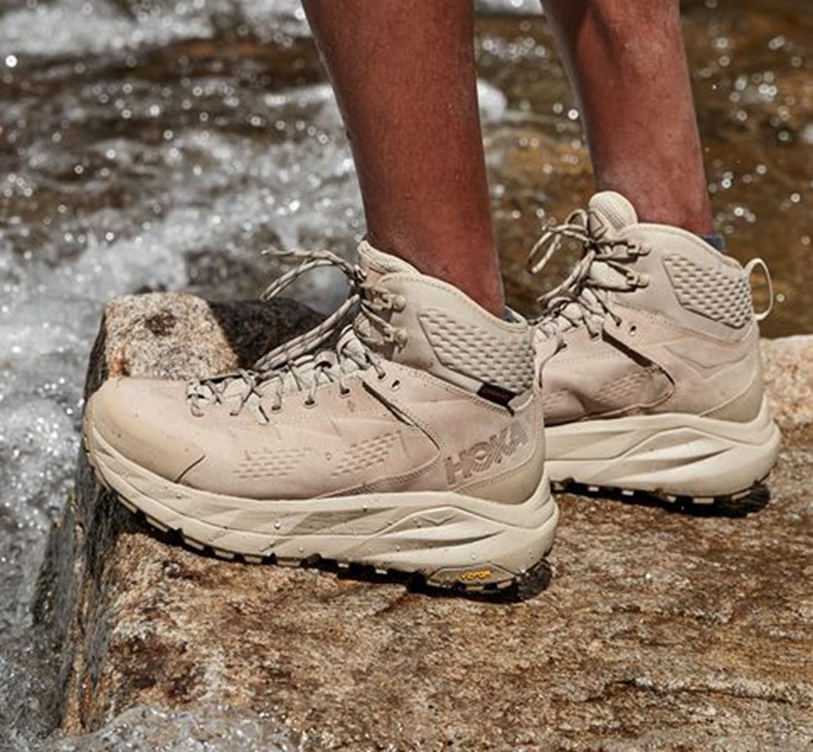Hoka One One Mens Hiking Boots - Kaha GORE-TEX - Brown - JVPA60795